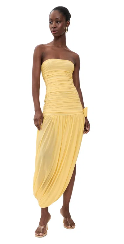 Maygel Coronel Halo Dress Ambar In Brown