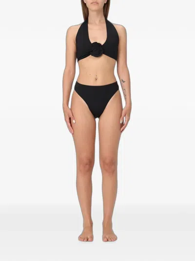 Maygel Coronel Halter-neck Bikini In Black
