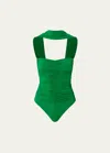 MAYGEL CORONEL IGARA RUCHED ONE-PIECE SWIMSUIT