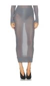 Maygel Coronel Jaqua Skirt In Gray