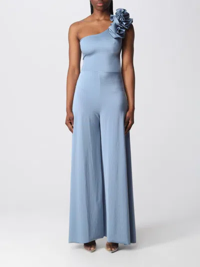 Maygel Coronel Dress  Woman In Gnawed Blue