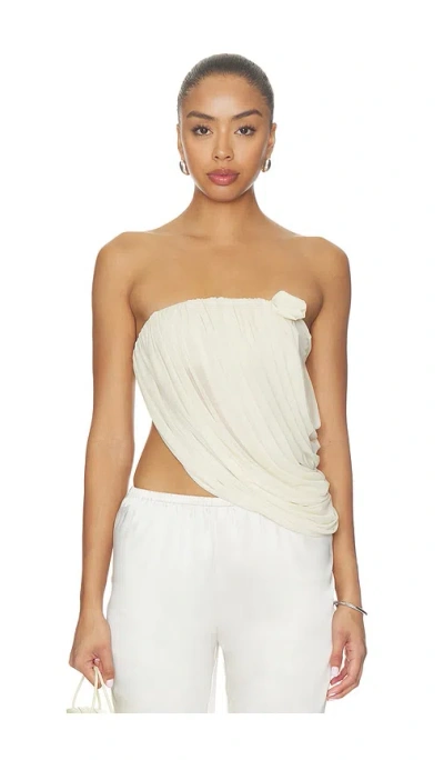 Maygel Coronel Linea Top In White