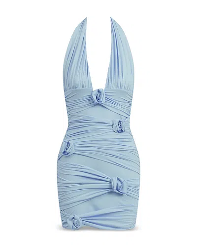 Maygel Coronel Lirica Mini Dress In Blue