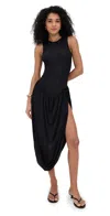 Maygel Coronel Marsalina Dress Basalto In Black