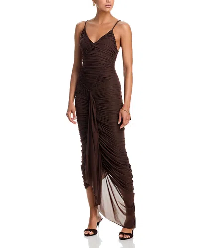Maygel Coronel Mater Maxi Dress - Exclusive In Brown
