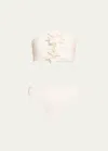 Maygel Coronel Melao Two-piece Swimsuit In Off White