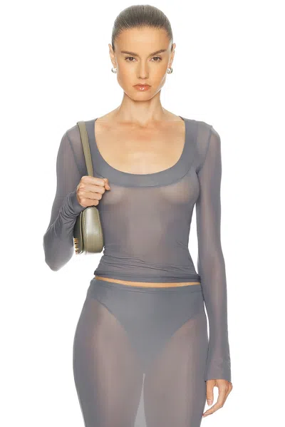Maygel Coronel Milo Top In Gray