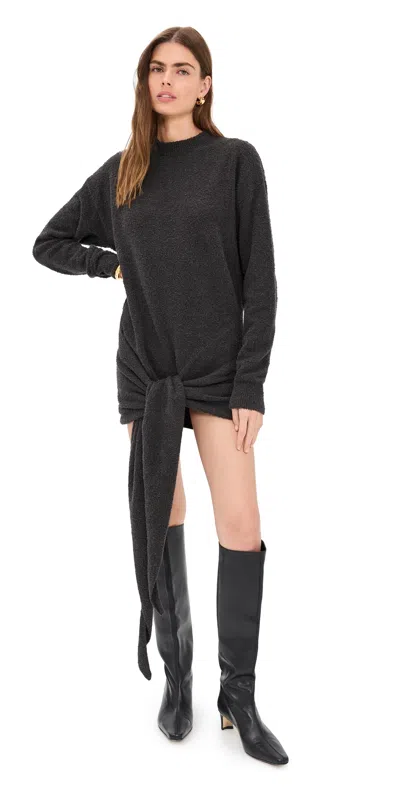 Maygel Coronel Mistral Dress Ganache In Black