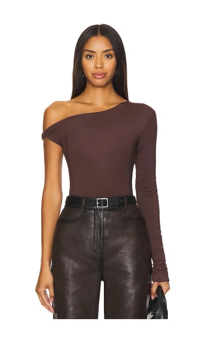 Maygel Coronel Moro Bodysuit In Brown