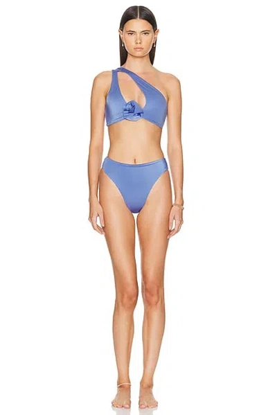Maygel Coronel Nechi Bikini Set In Island Blue