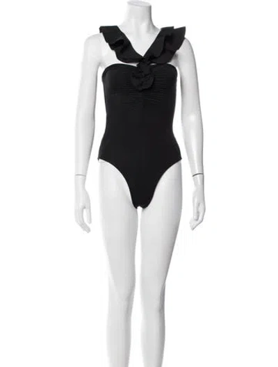 Pre-owned Maygel Coronel One-piece W/ Tags In Black