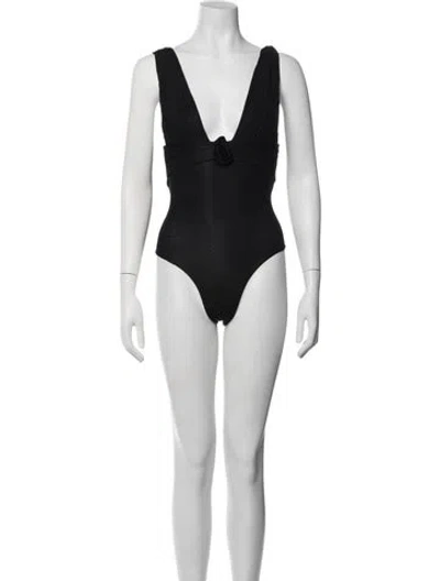 Pre-owned Maygel Coronel One-piece W/ Tags In Black