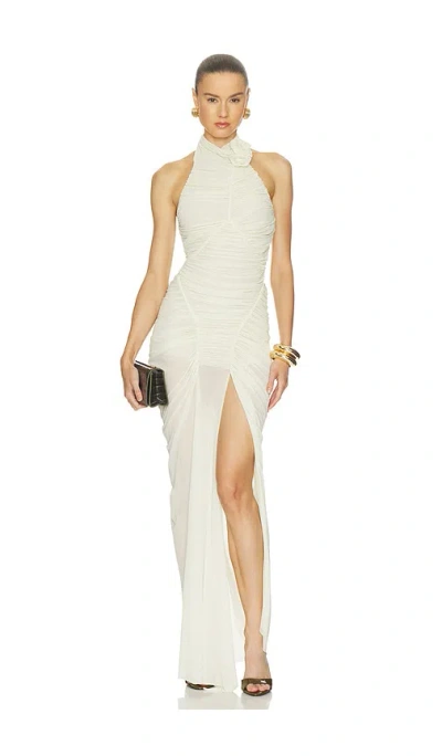 Maygel Coronel Opal Maxi Dress In Brown