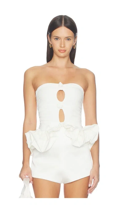 Maygel Coronel Pendulo Top In White