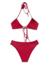 Maygel Coronel Quero Bikini Set Carmesi In Rot