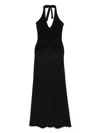 Maygel Coronel Román Maxi Dress In 黑色