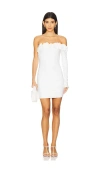 Maygel Coronel Off-the-shoulder Selvaggio Mini Dress In Ì¤í Íì´í¸