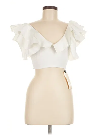 Maygel Coronel Sleeveless Blouse In White