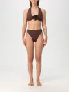 Maygel Coronel Off-the-shoulder Sauco Bikini In Burgundy