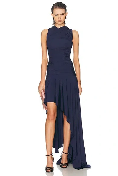 Maygel Coronel Telon Dress In Blue
