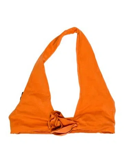 Pre-owned Maygel Coronel Top W/ Tags In Orange