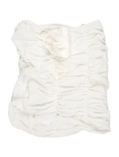 Pre-owned Maygel Coronel Top W/ Tags In White