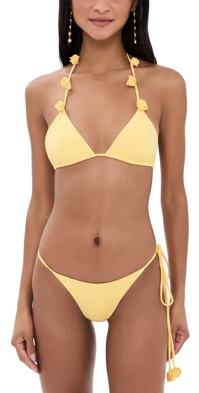 Maygel Coronel Vesper Bikini Set Merengue In Yellow