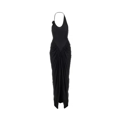 Maygel Coronel 'vestalia' Long Dress In Black