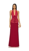 Maygel Coronel Villadiego Dress In Red
