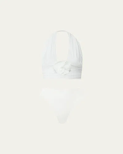 Maygel Coronel Vives Two-piece Swimsuit In White