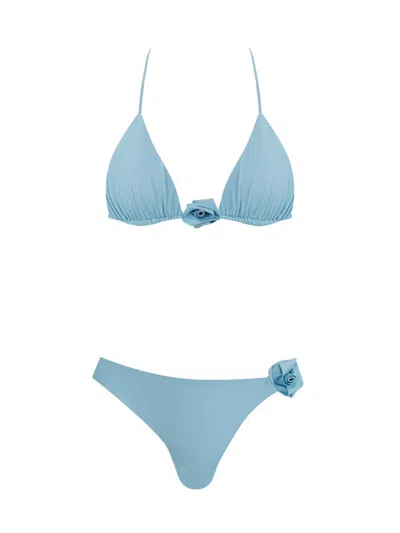 Maygel Coronel Women's Chipi Halterneck Open Back Bikini In White