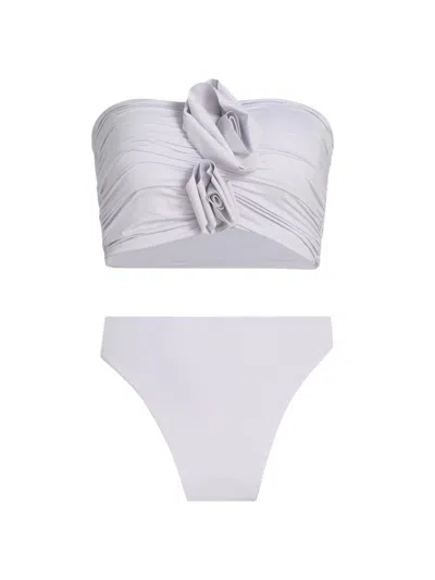 Maygel Coronel Women's Melao Bikini Set In White
