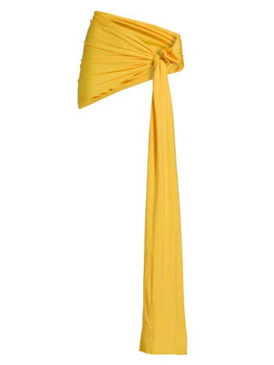 Maygel Coronel Women's Pestagua Mini Pareo In Yellow