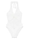 Maygel Coronel Zaguan Swimsuit In White