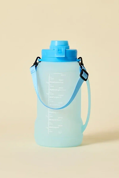 Mayim Oversized Silicone Collapsible Water Bottle In Light Blue At Urban Outfitters