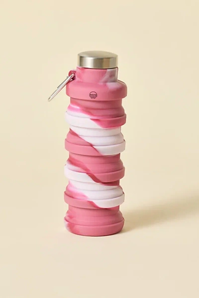 Mayim Tie-dye Collapsible Water Bottle In Flesh Pink/mauve Tie-dye At Urban Outfitters