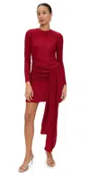 Maylé Vásquez Karina Mini Dress Red In Red