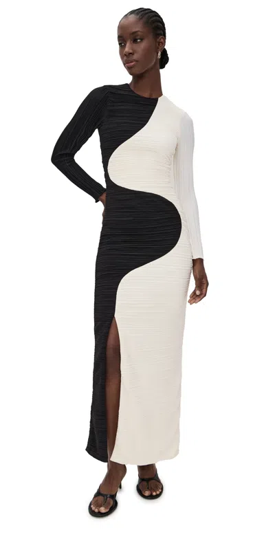 Maylé Vásquez Nativa Dress Off White/black