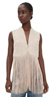 Maylé Vásquez Orijen Vest Natural In Brown