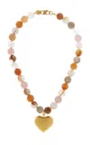 Mayol Gold And Silver-plated Beaded Necklace In Multi