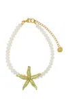 Mayol Mariana Crystal; Pearl Anklet In Multi