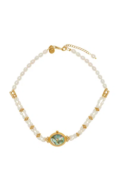 Mayol Morweena Pearl Choker In Multi
