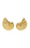 MAYOL THE URSULA GOLD-PLATED SHELL EARRINGS