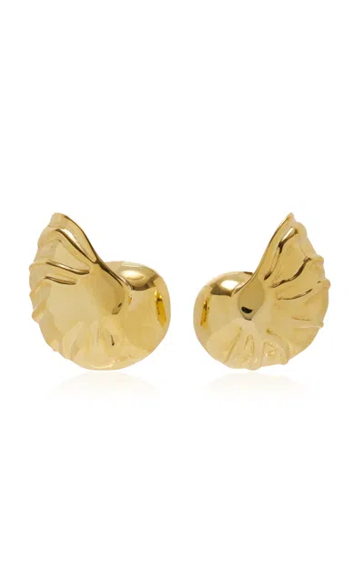 Mayol The Ursula Gold-plated Shell Earrings