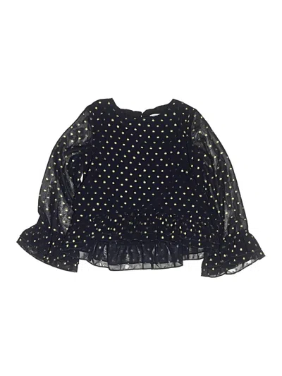 Pre-owned Mayoral Kids' 3/4 Sleeve Blouse In Black