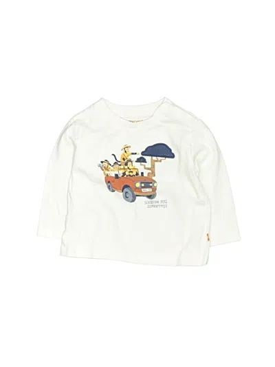 Pre-owned Mayoral Babies' 3/4 Sleeve T-shirt In White