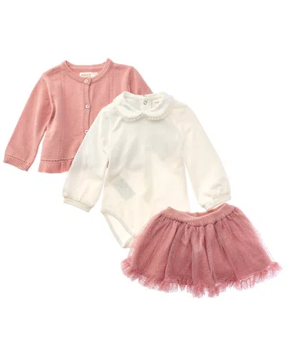 Mayoral Kids' 3pc Newborn Set In Pink