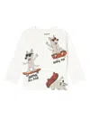 Mayoral Animals T-shirt In White