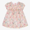 MAYORAL BABY GIRLS PINK FLORAL COTTON DRESS