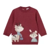 Mayoral Baby Knit Sweater Dress In Red